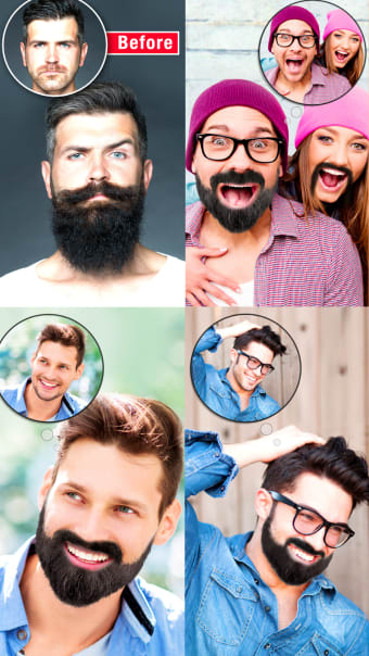 Mooch - Beard  Mustache Photo Editor for Men Face