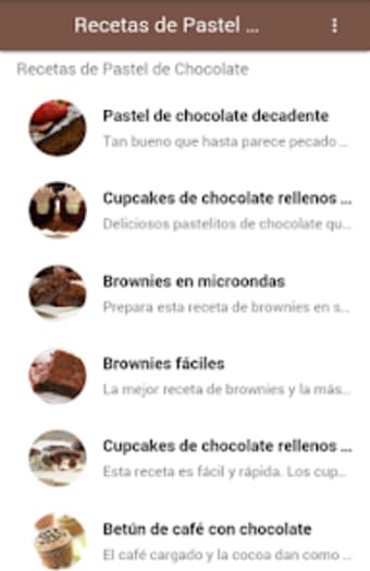 Recetas De Pastel De Chocolate