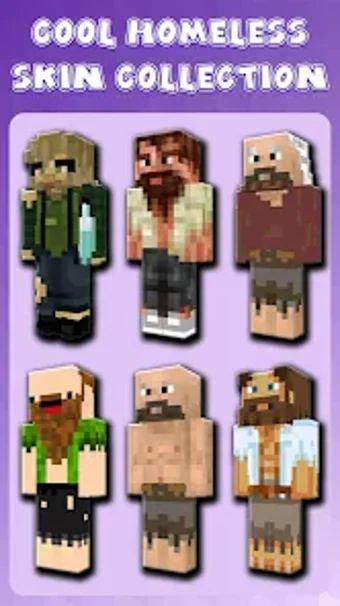 Homeless Skins for Minecraft