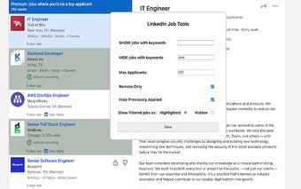 LinkedIn Job Tools