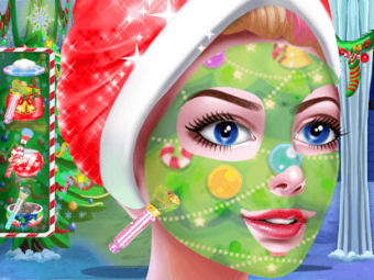 Christmas Princess Makeup and Dress Up Salon Game