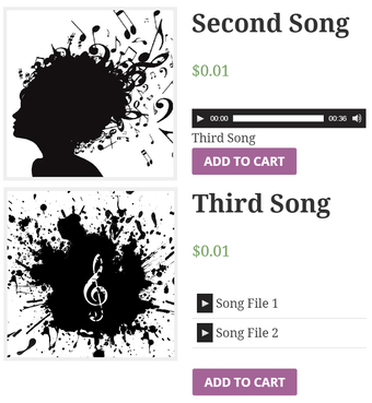 Music Player for WooCommerce