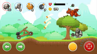 Crazy Catapult: shoot the monsters
