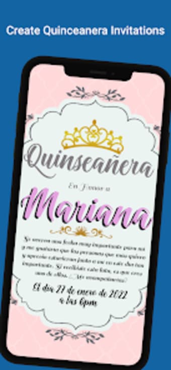 Quinceanera invitation