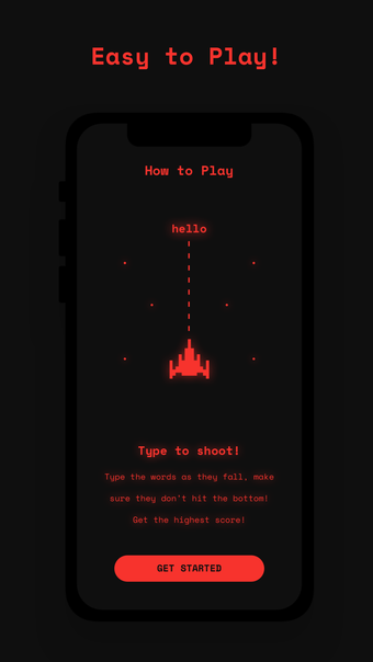 Text Invaders Game