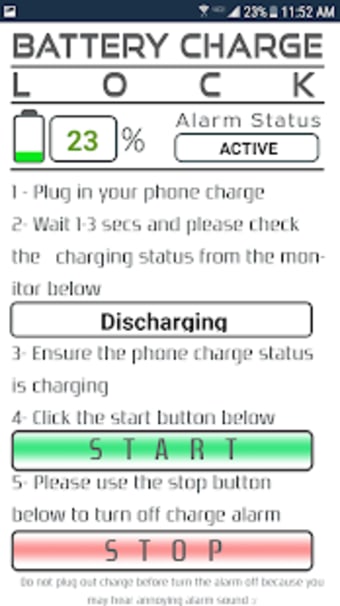 Battery Charge Lock: Phone Security