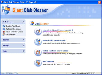 Giant Disk Cleaner