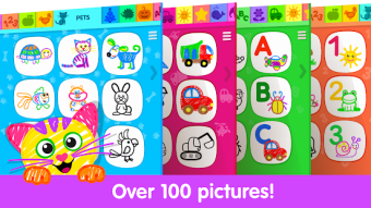 Bini Toddler Drawing Apps Coloring Games for Kids