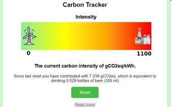 Carbon emission tracker