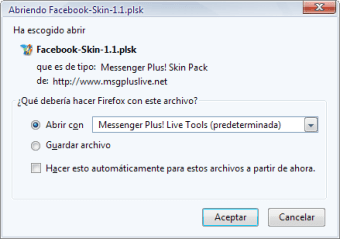 Facebook skin