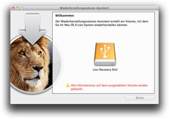 Lion Recovery Disk Assistant