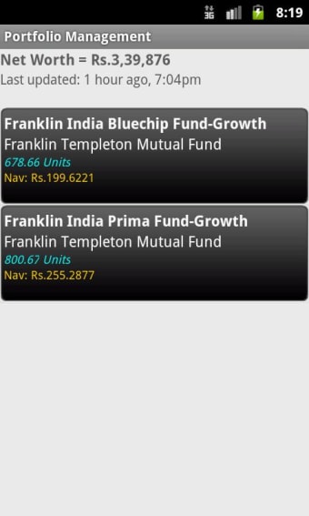 Indian Mutual Funds Tracker
