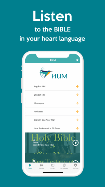 HUM Audio Bible App