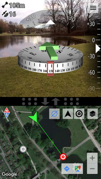 AR GPS Compass Map 3D