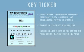 XTRABYTES (XBY) Price Ticker