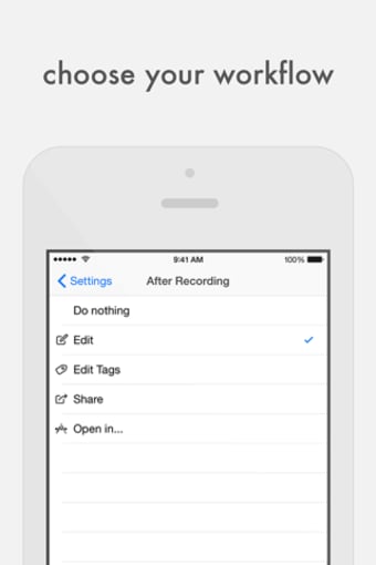 Quick Record  Voice memos audio recorder with iCloud sync