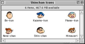 Shin-Chan Icons