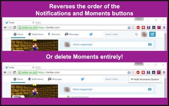 Swap Moments and Notifications on Twitter