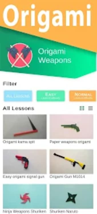 Origami Weapons Step By Step