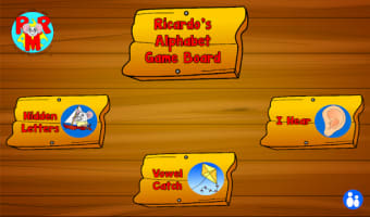 Ricardos Alphabet Game Board