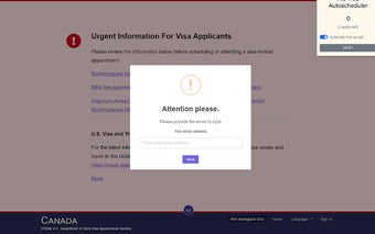 AIS Visa Auto Rescheduler