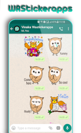 WAStickerApp: Cute Owl Stickers