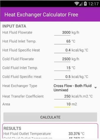 Heat Exchanger Calculator Free