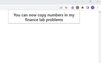 CTRL-C on My Finance Lab