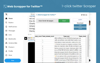 Web Scrapper for Twitter™
