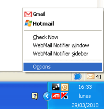 WebMail Notifier