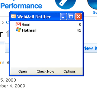 WebMail Notifier