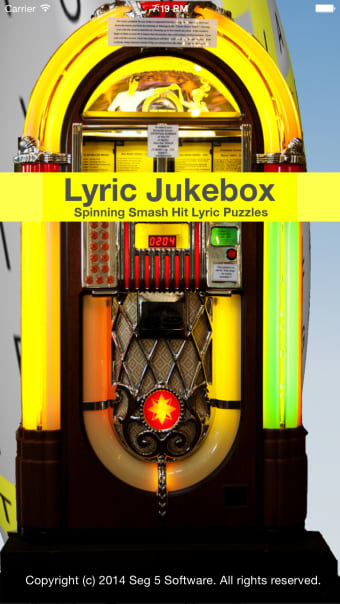 Lyric Jukebox Word Search