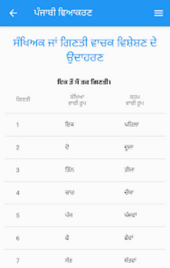 Punjabi Grammar