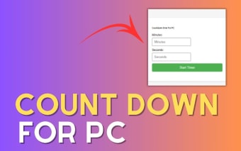 Countdown timer For PC,Windows and Mac (Update)