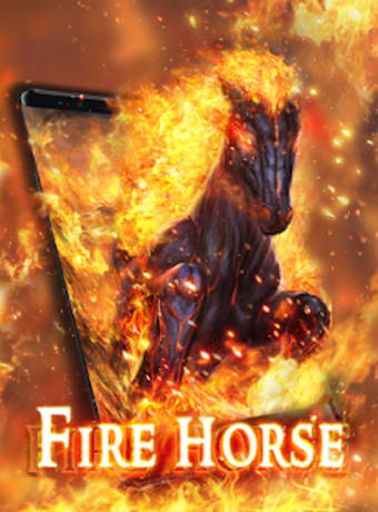 Fiery Horse Live Wallpaper