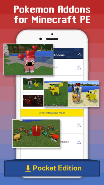 Free Addons for Minecraft PE - add ons for pokemon