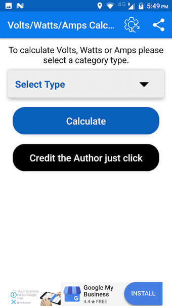 Volts/Watts/Amps Calculator