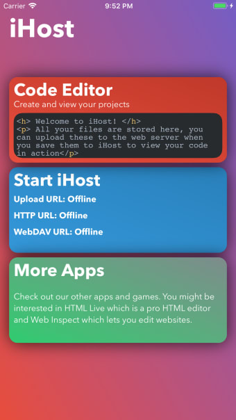 iHost - HTML Live
