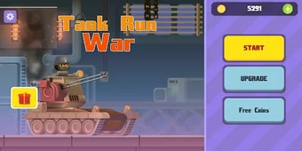 Tank Run War-Desert Battle