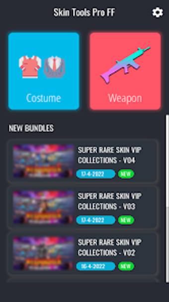 Skin Tools VIP FF