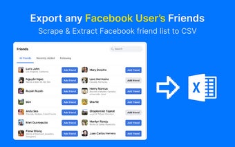 Friends Exporter for Facebook