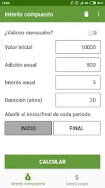 Interest Calculator - Compound