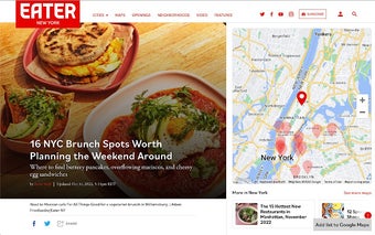 Eater to Google Maps