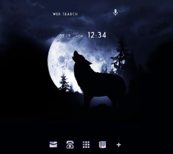 Moonlight Wolf Wallpaper