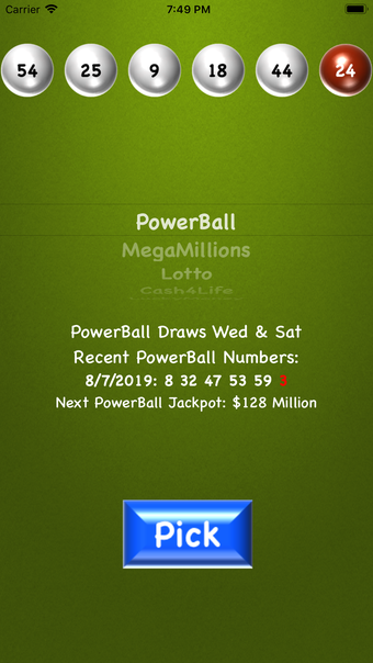 Lotto Numbers