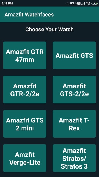 Watchfaces for Amazfit Watches