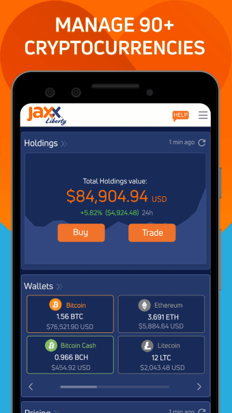 Jaxx Liberty - Trade Crypto