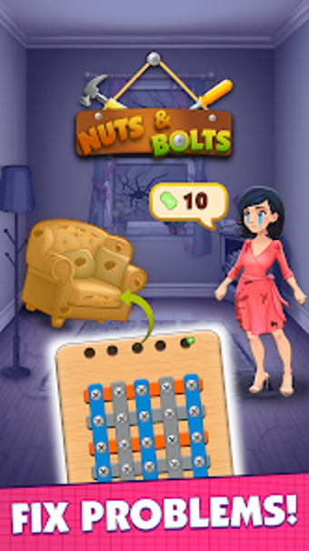 Nut  Bolt Puzzle: Screw Story