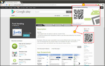 QR Code Generator for Google Play™ on Web