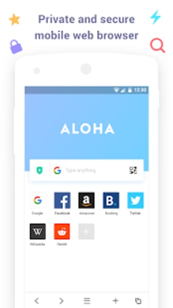 Aloha Browser Lite - Private browser and free VPN